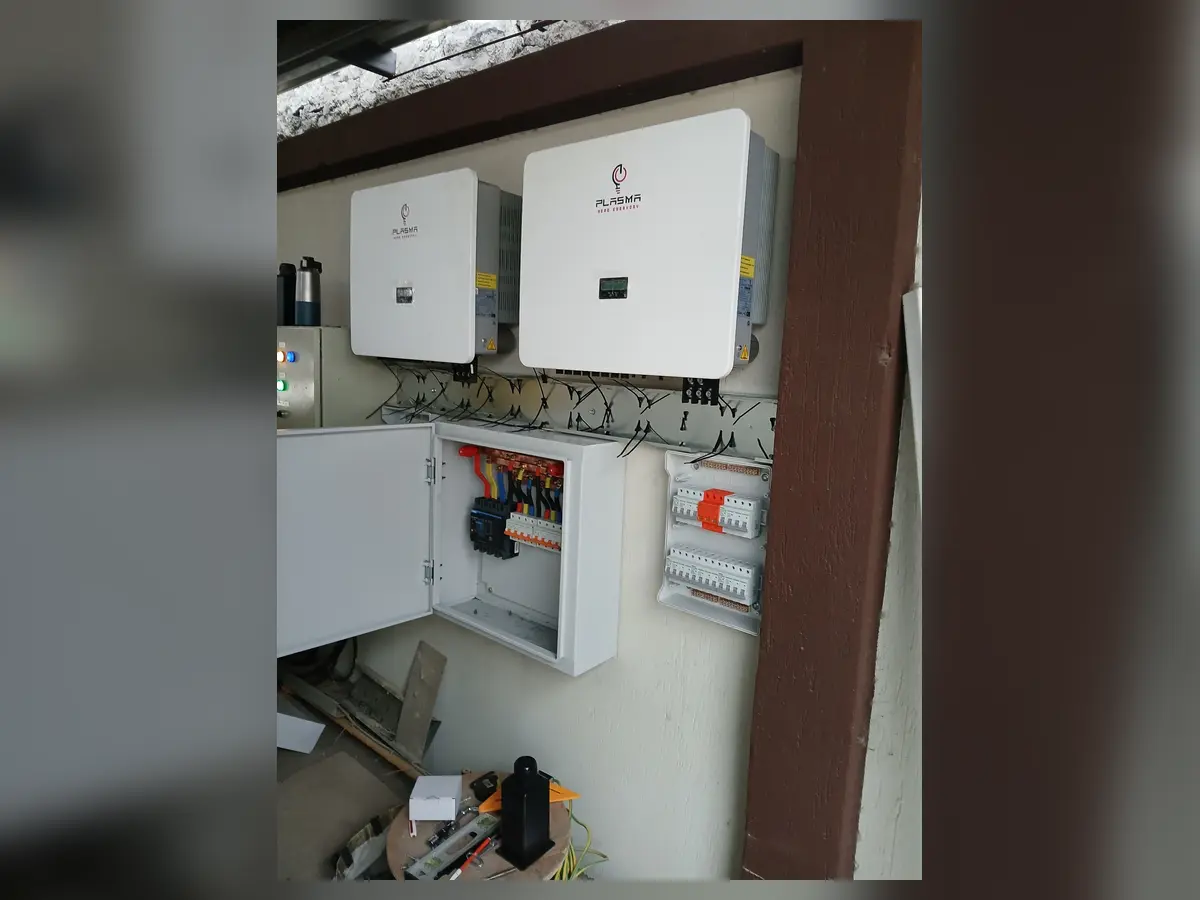 Commercial solar inverters and protection equipment for an onsite PPA installation